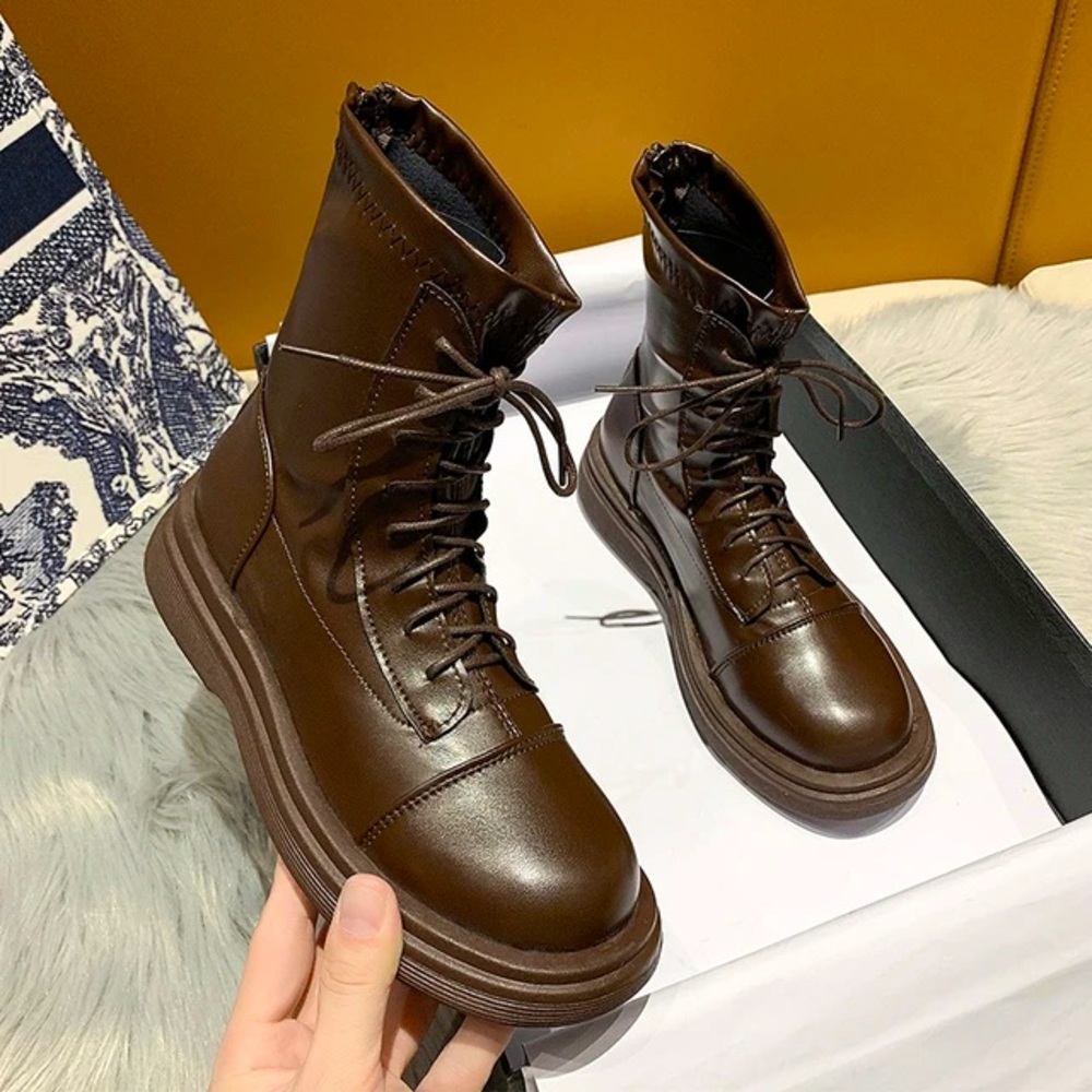 Brown Boots, size 38 (7 US)